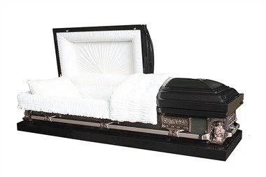 Pieta Kahverengi Fırçalı Kare Köşeli Tabut